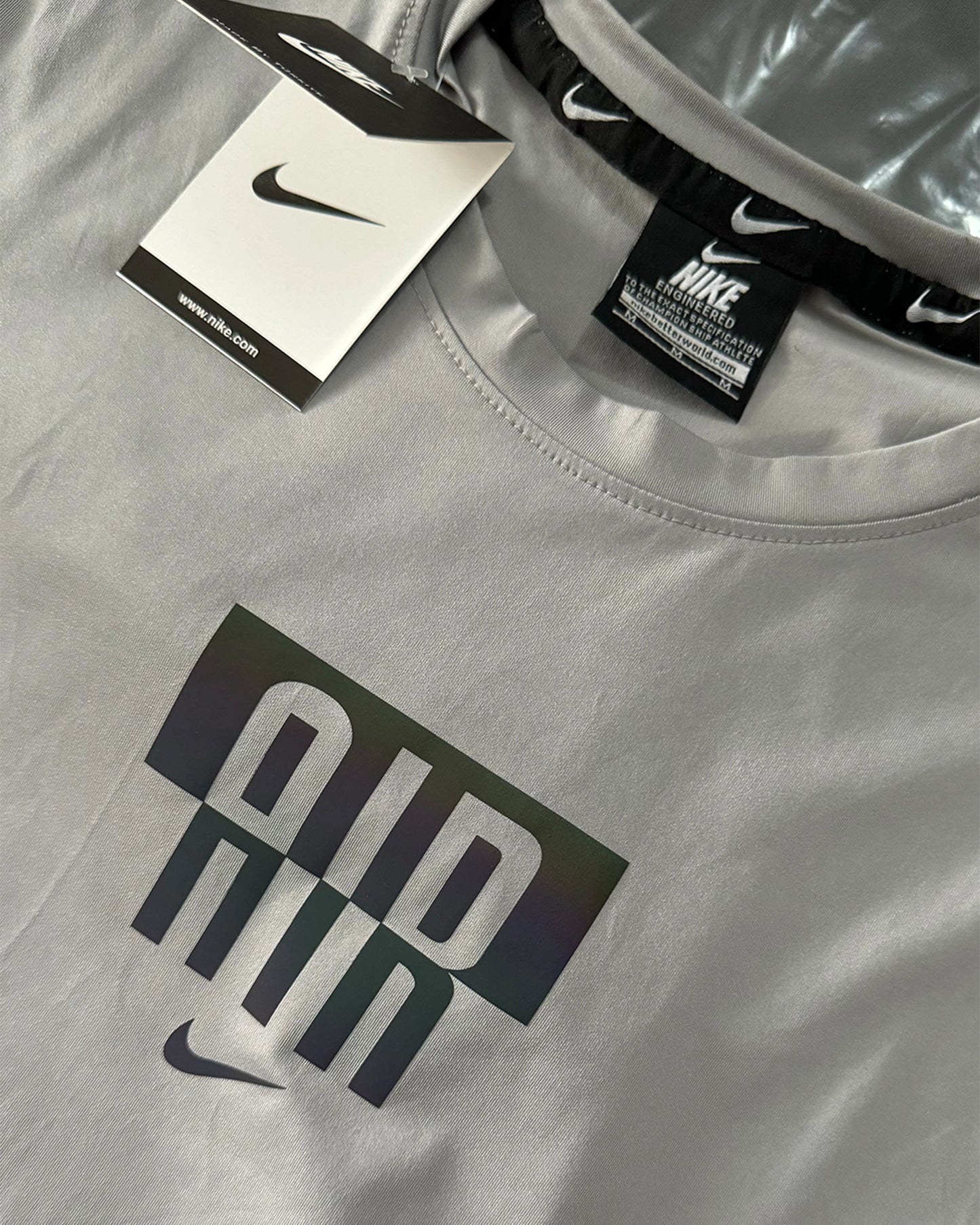 NKE Dri-Fit Twinset T-Shirt & Short - Grey