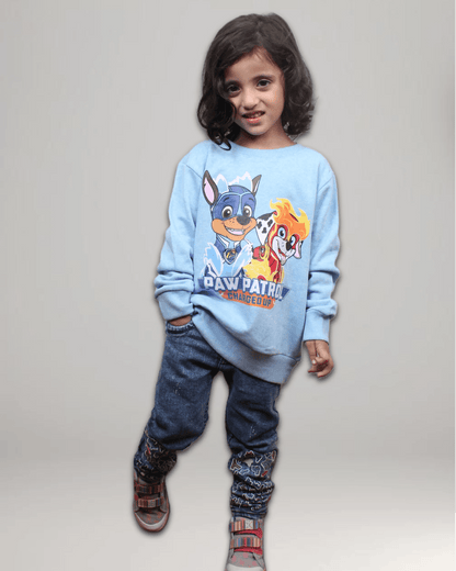 Paw Petrol Kids Sweatshirt - Sky Blue