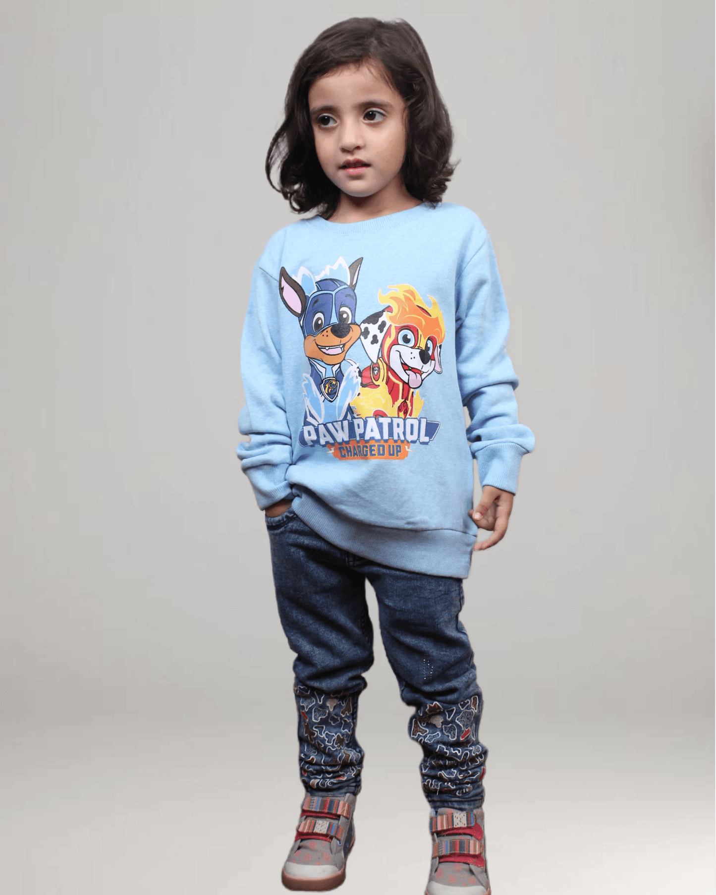 Paw Petrol Kids Sweatshirt - Sky Blue