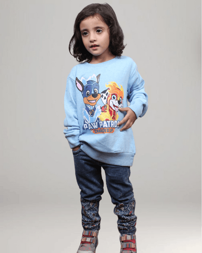 Paw Petrol Kids Sweatshirt - Sky Blue