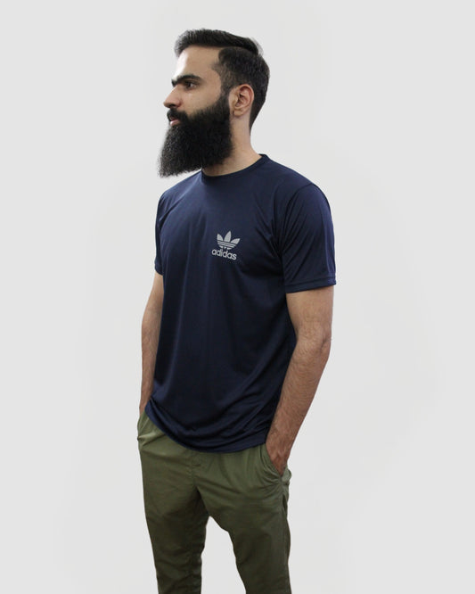 ADI Dri-Fit T-Shirt -  Navy Blue