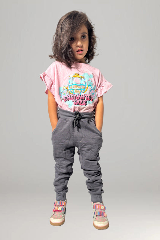 Kids Trousers (2-8 yrs)- Graphite