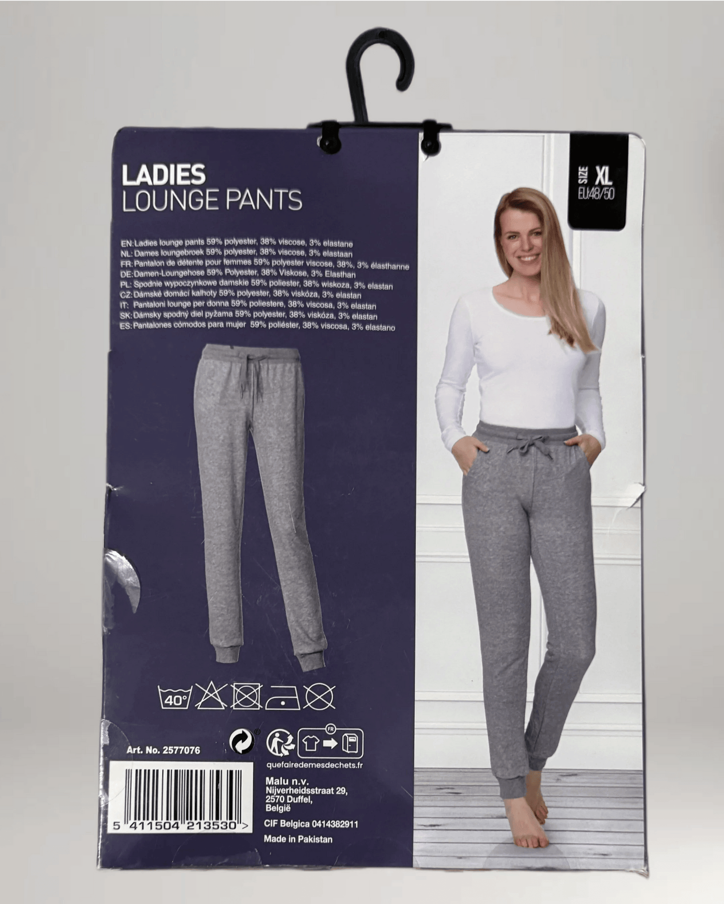 Ladies Lounge Pants - Heather Grey