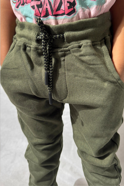 Kids Trousers (2-8 yrs) - Olive Green