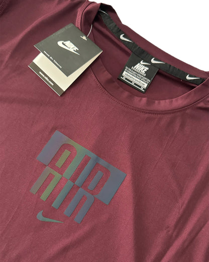 NKE Dri-Fit Twinset T-Shirt & Short -  Maroon