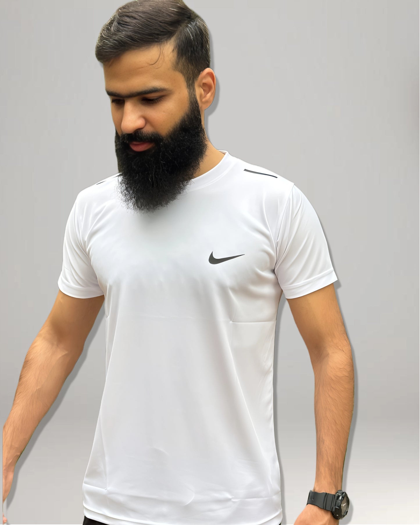 NKE Dri-Fit T-Shirt -  White